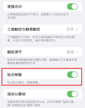 共和苹果授权维修站分享iPhone轻点无法唤醒怎么办