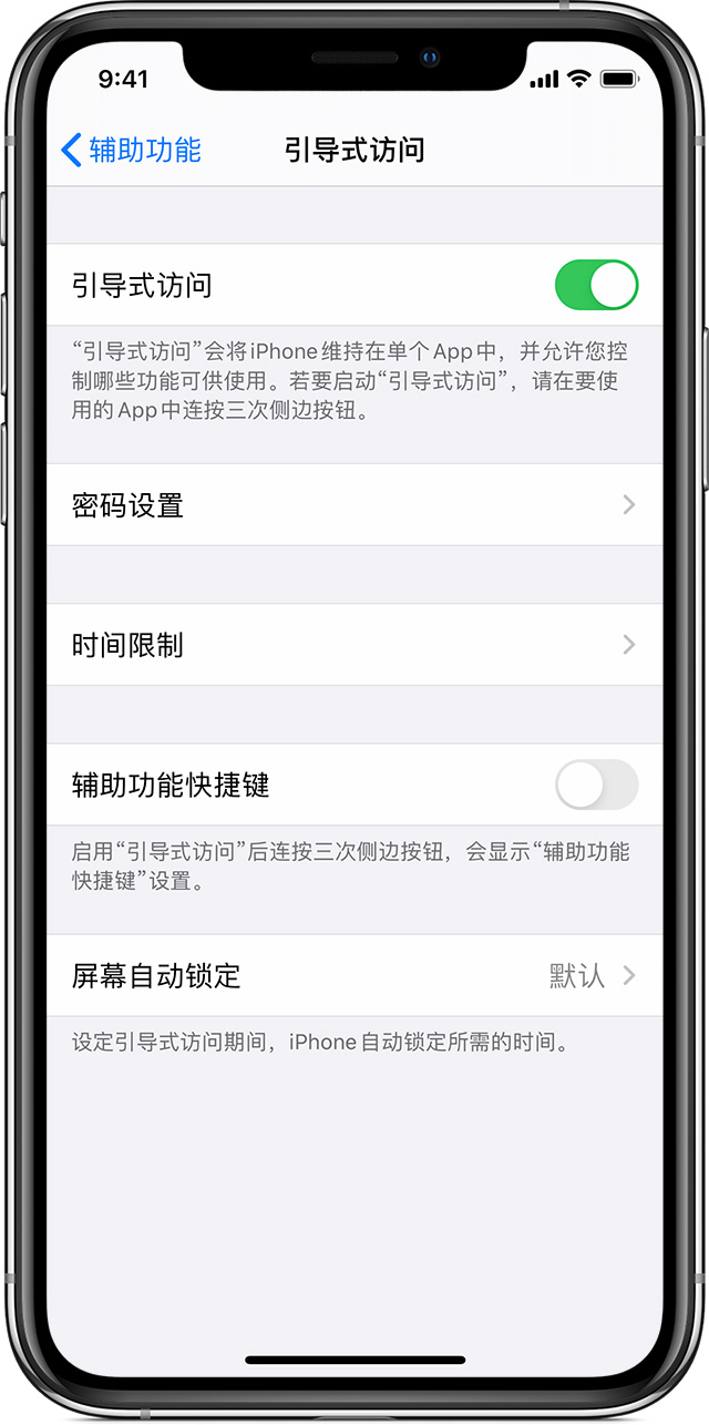 共和苹果手机维修分享如何在 iPhone 上退出引导式访问 