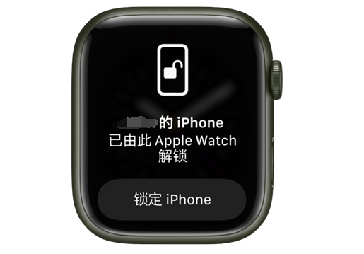 共和苹果手机维修分享用 AppleWatch 解锁配备面容 ID 的 iPhone方法 