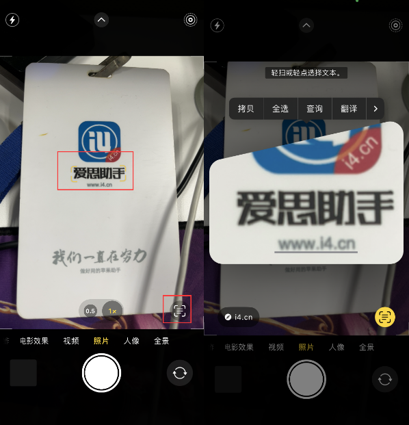 共和苹果手机维修分享升级iOS 16后如何通过相机翻译文本 