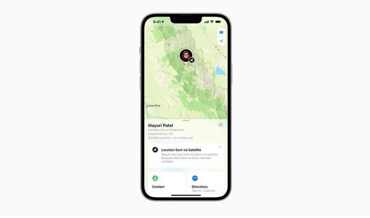 共和苹果14维修分享iPhone14系列中 FindMy功能通过卫星分享位置方法教程 