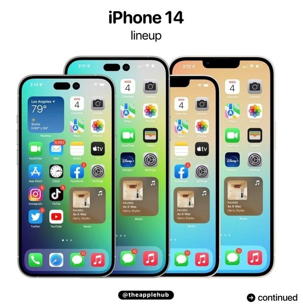 共和苹果14维修分享iPhone 14全家福 